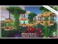 MINECRAFT: How to Build a JUNGLE BASE Tutorial (TIMELAPSE)
