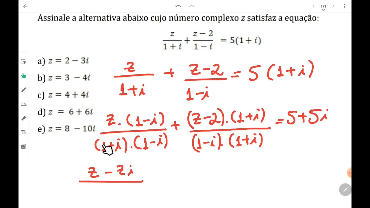 SOLUTION: Números complexos - Studypool