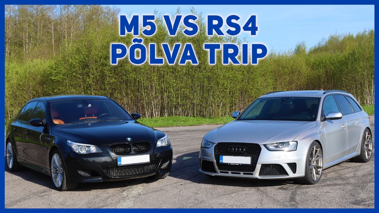 BMW M5 vs Audi RS4 öko-challenge ⛽