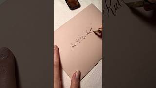 Modern Kaligrafi Düğün Davetiyesi Yazımı