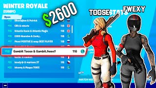 ЛЕГКИЕ ДЕНЬГИ НА WINTER ROYALE (ДЕНЬ 1) ($2600) | TOOSE x FWEXY