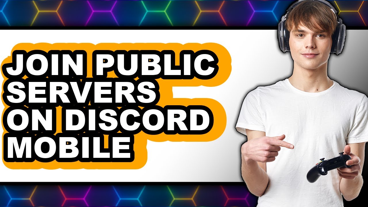 How To Join Public Servers On Discord Mobile - Easy Guide - YouTube