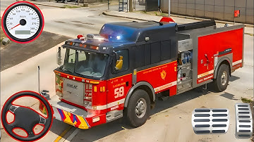 🔥 Fire Truck Simulator 3D – Real Firefighter Rescue Mission Gameplay (Android)