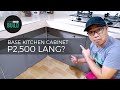 DIY Base Kitchen Cabinet Build PART 1 - Anong Mararating ng P2500 mo?