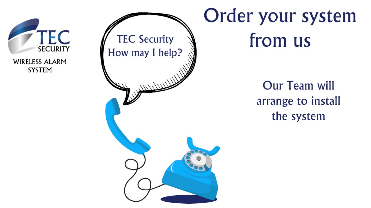 Wireless Home Alarm TEC Security Ireland Alarm Installers YouTube