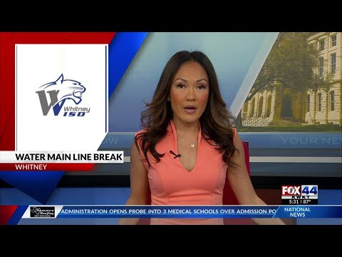 Major water line break occurs at Whitney Intermediate School