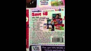 Diaper coupon at Toys R us screenshot 5