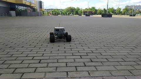 Rc car nitro tamiya tgm03 wild commando integrated start engine