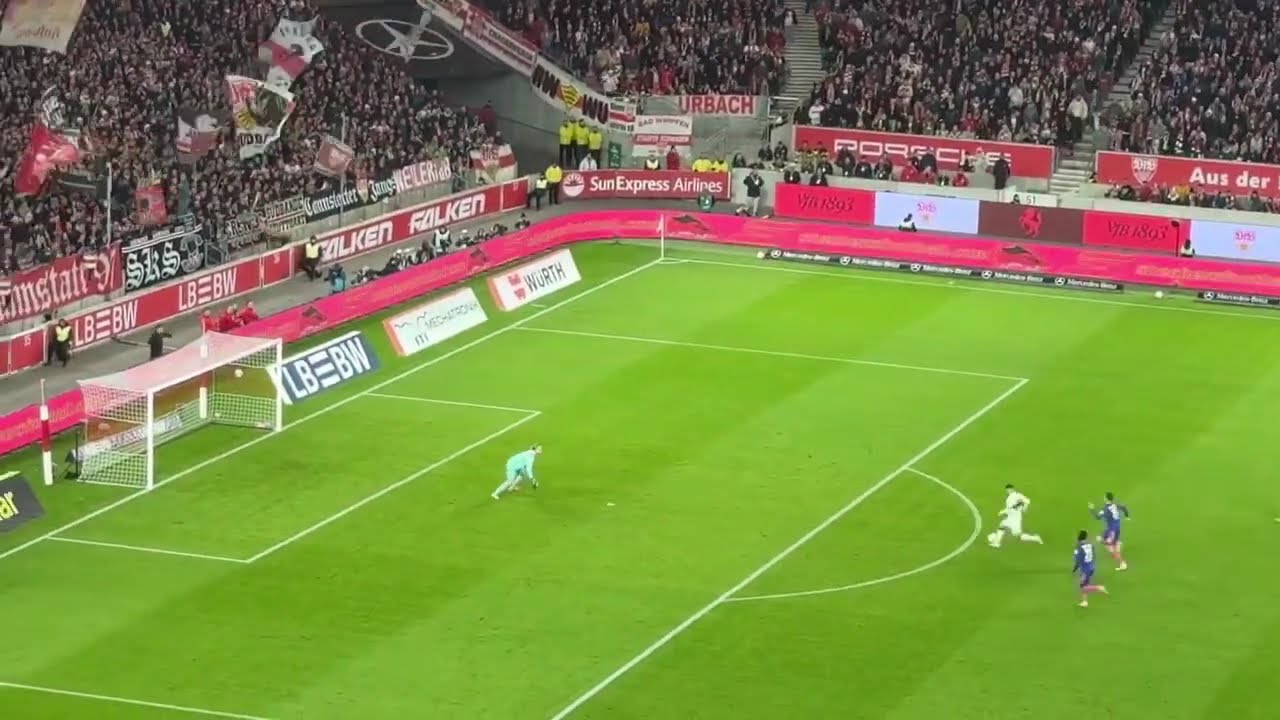 Goal Deniz Undav. Stuttgart vs Mainz 2-1 ⚽ Assist goalkeeper Alexander Nubel ⚽ 26.10.2025