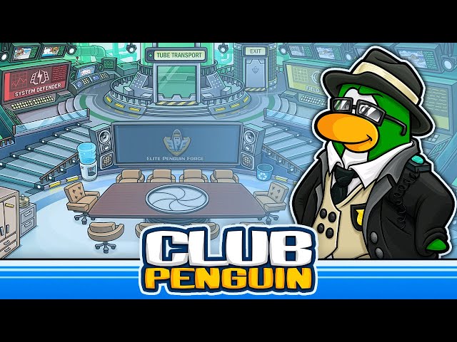 EPF Command Room  Club penguin, Penguins, Club