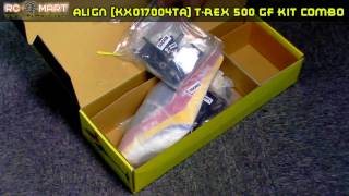 Align (KX017004TA) T-Rex 500 GF Kit Combo Unbox