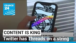 Content is king: Twitter has Threads on a string with wider 'variety of content' & more diverse demo