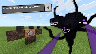 How to summon witherstorm in minecraft