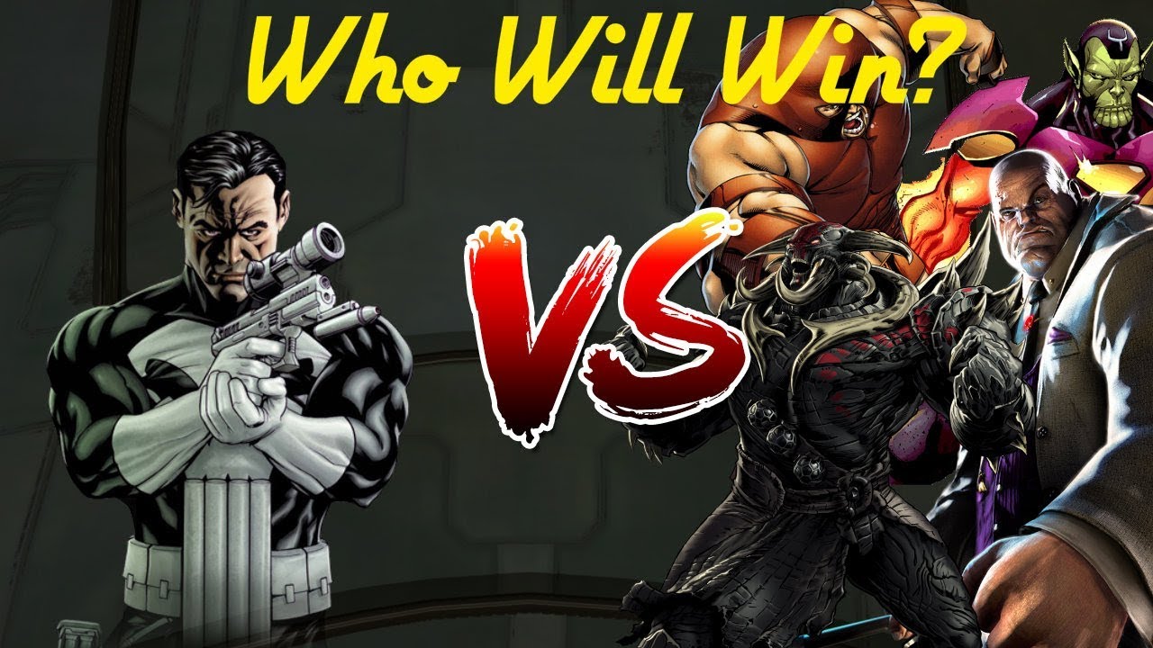 Marvel Heroes Omega: Punisher VS Cosmic Terminal Bosses