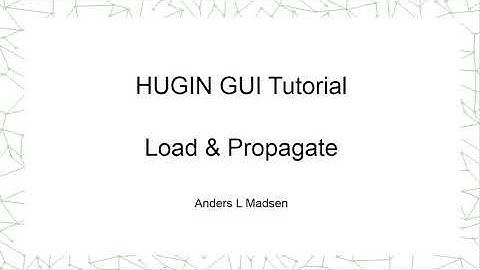 HUGIN Load & Propagate Tutorial