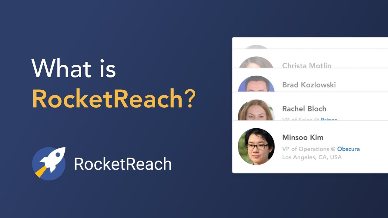 Intro to RocketReach - YouTube