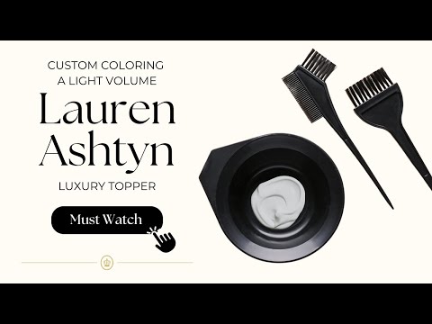 Custom Coloring a Light Volume Topper