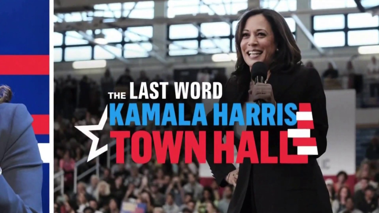 MSNBC Kamala Harris Town Hall Open - YouTube