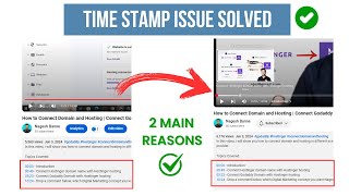 Timestamp Not Working in YouTube Video? Try These 2 Methods [FIXED] ✅💯