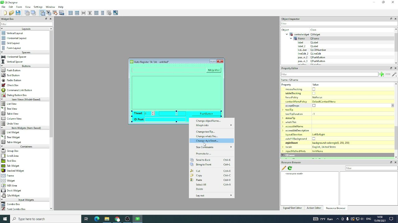 Pyqt designer là công cụ tuyệt vời giúp thiết kế giao diện đồ họa (GUI) dễ dàng và nhanh chóng. Cùng xem hình ảnh liên quan để hiểu rõ hơn về những tính năng ưu việt của Pyqt designer.