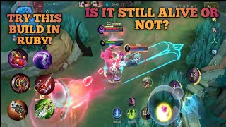 THE RUBY x ANGELA WOMBO COMBO IN MYTHICAL IMMORTAL RANKED GAME!! | EXP LANE RUBY GAMEPLAY | MLBB S38