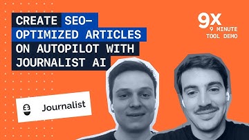 Create SEO-Optimized Articles on Autopilot with Journalist AI (9 Minute Demo)