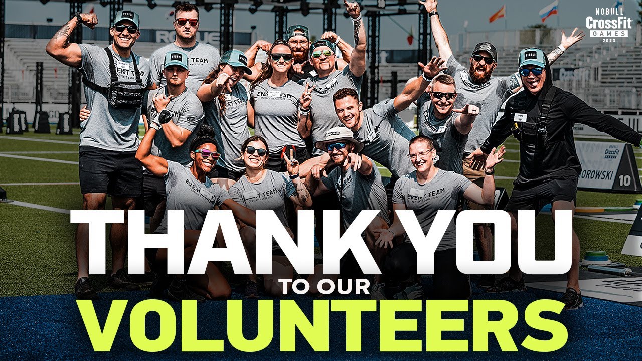 A Big Thank You to the Volunteers of the 2023 CrossFit Games YouTube