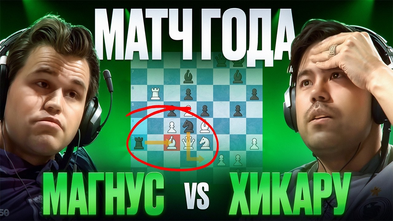 Пульс 151 после зевка! Матч Карлсен - Накамура