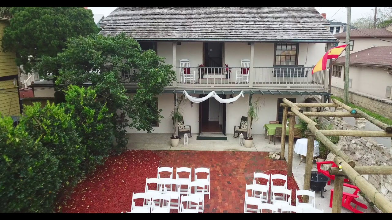 Weddings in St Augustine: The Sanchez House - YouTube