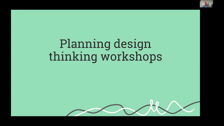 Donna Spencer. Planning design thinking workshops.