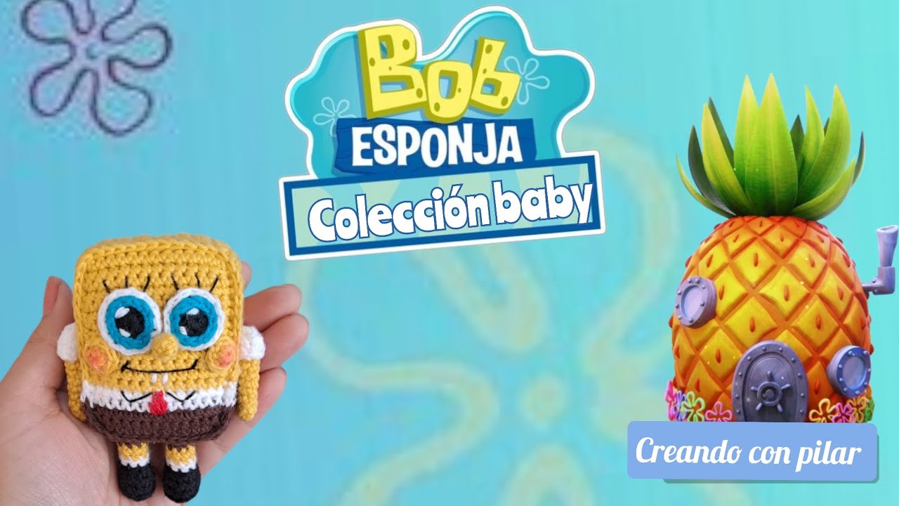 BOB ESPONJA - AMIGURUMI COLECCION BABY