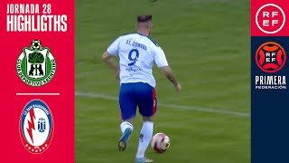 Resumen #PrimeraFederación | CD Arenteiro 2-2 CF Rayo Majadahonda | Jornada 28, Grupo 1