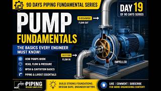 Pump Fundamentals | Day 19 of 90 days Piping Fundamentals Series