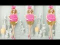 DIY Gorgeous Barbie 🧁cupcake Dresses |Lisa Barbie Doll