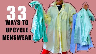 33 Girly Ways To Upcycle Men’s Thrift Clothes!