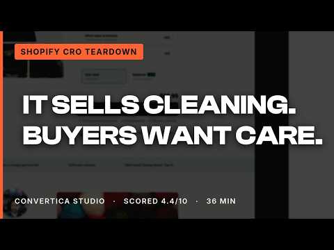 Video thumbnail for the Premium Garment Cleaning CRO Audit teardown