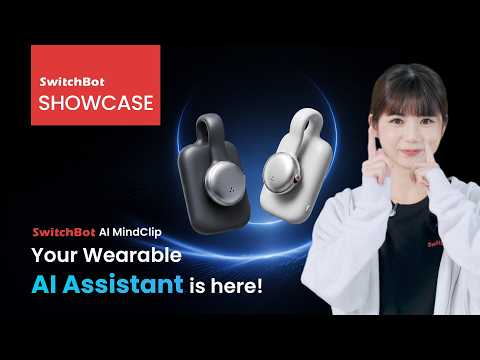 SwitchBot AI MindClip - Capture what slips away, remember it when it matters.