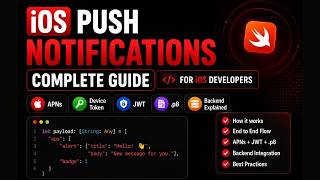 iOS Push Notifications | APNs, Device Token, JWT, .p8 & Backend Explained | iOS Developers Guide