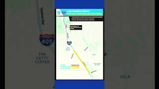 Expect weekend lane closures on the 405 Freeway in West LA
