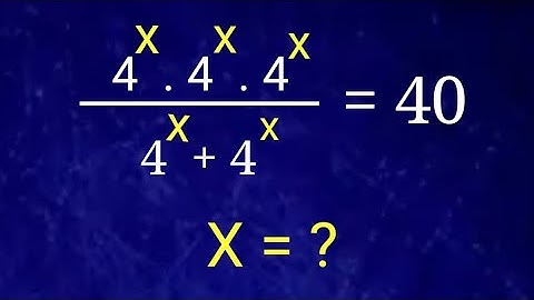 Algebra Olympiad Problem|Can You Solve This?|Exponents and Power Olympiad Question