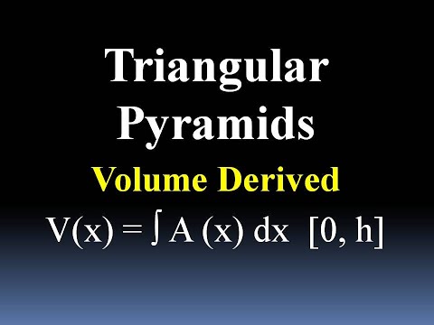 Triangular Pyramid Volume