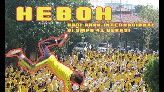 Hari Anak Internasional bikin HEBOH di SMPN 41 Bekasi ???