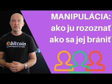 Video: Čo Je To Manipulácia