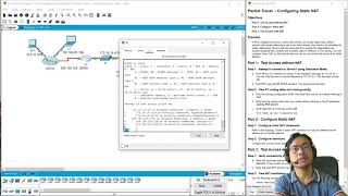 Packet Tracer Activity 9.2.1.4 Static NAT Configuration Packet Tracer Activity 9.2.1.4 Static NAT Configuration