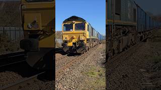 Freightliner Class 66 Number 66602 In Heavy Haul Rail Livery Passing Steethouse Crossing