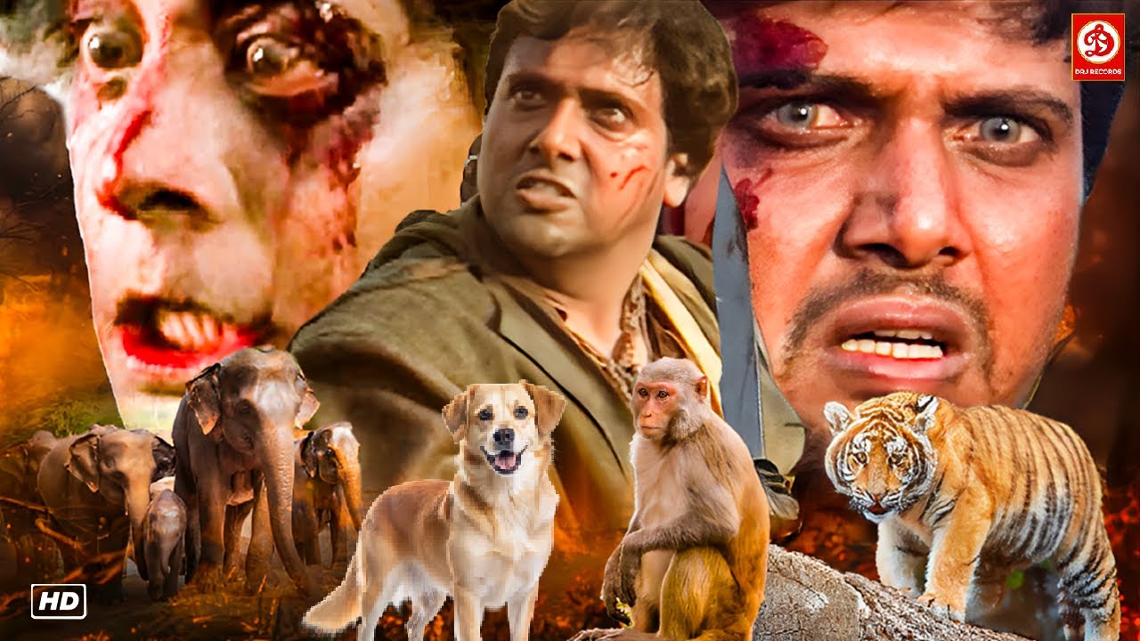 गोविंदा, धमाकेदार ब्लॉकबस्टर फुल एक्शन मूवी मनीषा कोइराला | गोविंदा Vs असली शेर का सबसे खतरनाक मूवी
