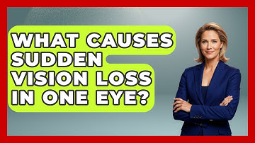 What Causes Sudden Vision Loss In One Eye? - Optometry Knowledge Base