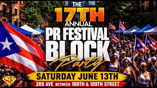 🇵🇷 LIVE NYC: 17th Puerto Rican Festival Block Party in Harlem, New York 🎉