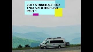 2017 Winnebago Era 170A | walkthrough video part 1 by B&W RV 175 views 2 years ago 13 minutes, 31 seconds