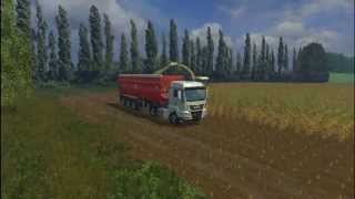 FS2015 Уборка кукурузы